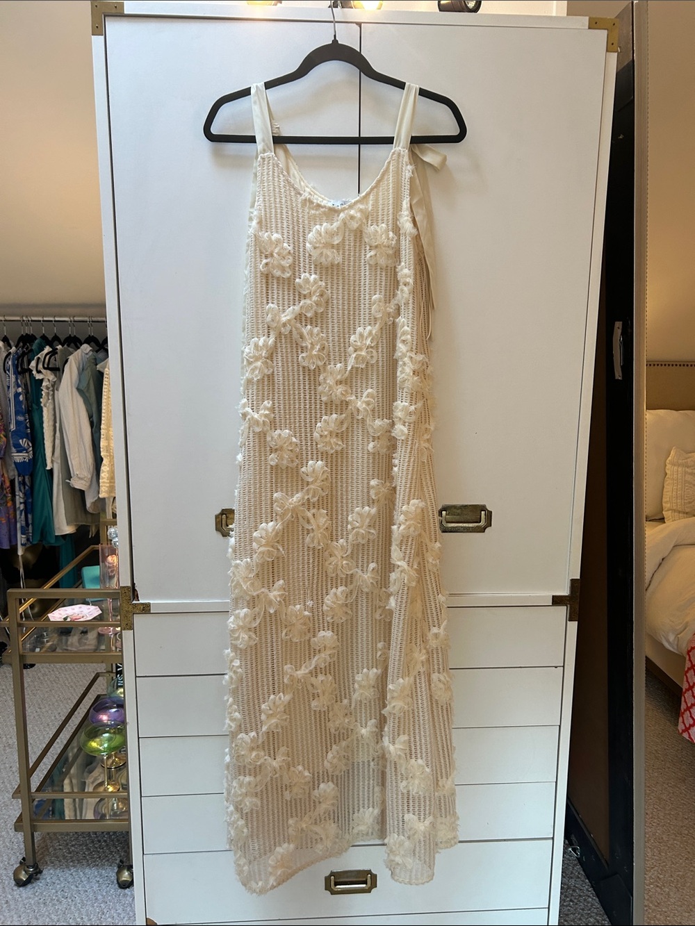 En Saison Floral Appliqué Maxi Dress - Picture 1 of 4